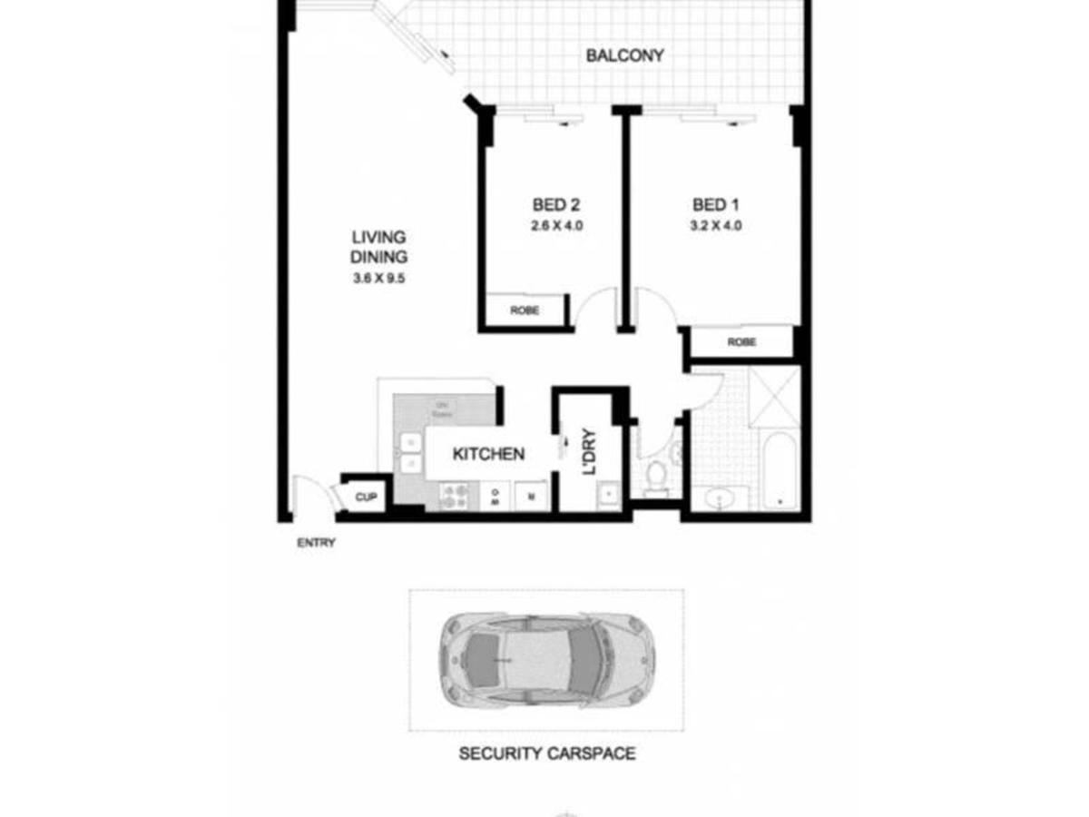 Accommodation Sydney - Kent Street Sydney Cbd Top Floor 2 Bedroom Apartment With Balcony Eksteriør billede